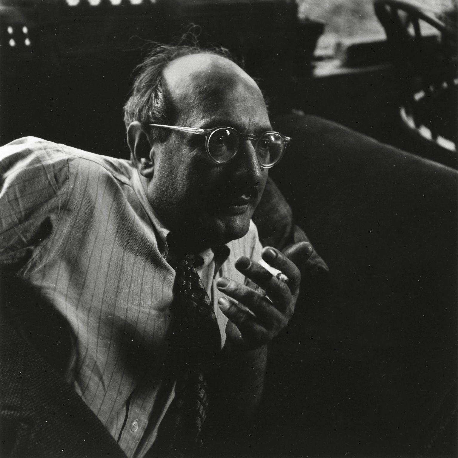 Historical photograph of Mark Rothko by Consuelo Kanaga, ca. 1949