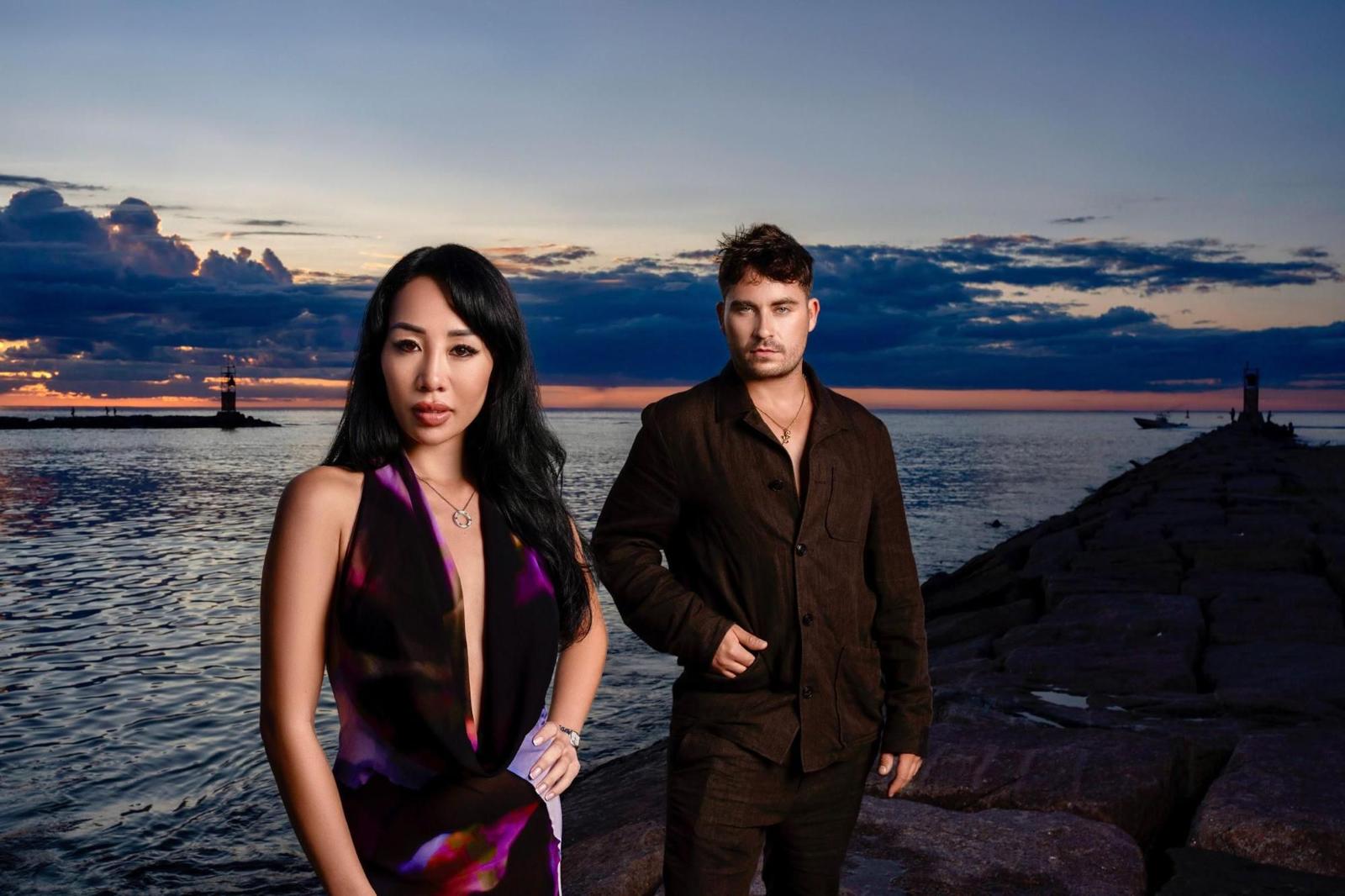 Catiana Van Dinh and Zachary Presley at the waterfront, from The Art Insider